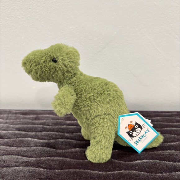 RARE Jellycat Mini Fossilly T-Rex BNWT - Picture 3 of 4